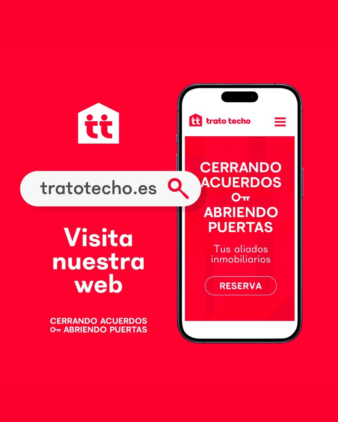 Banner TratoTecho Diseño Web