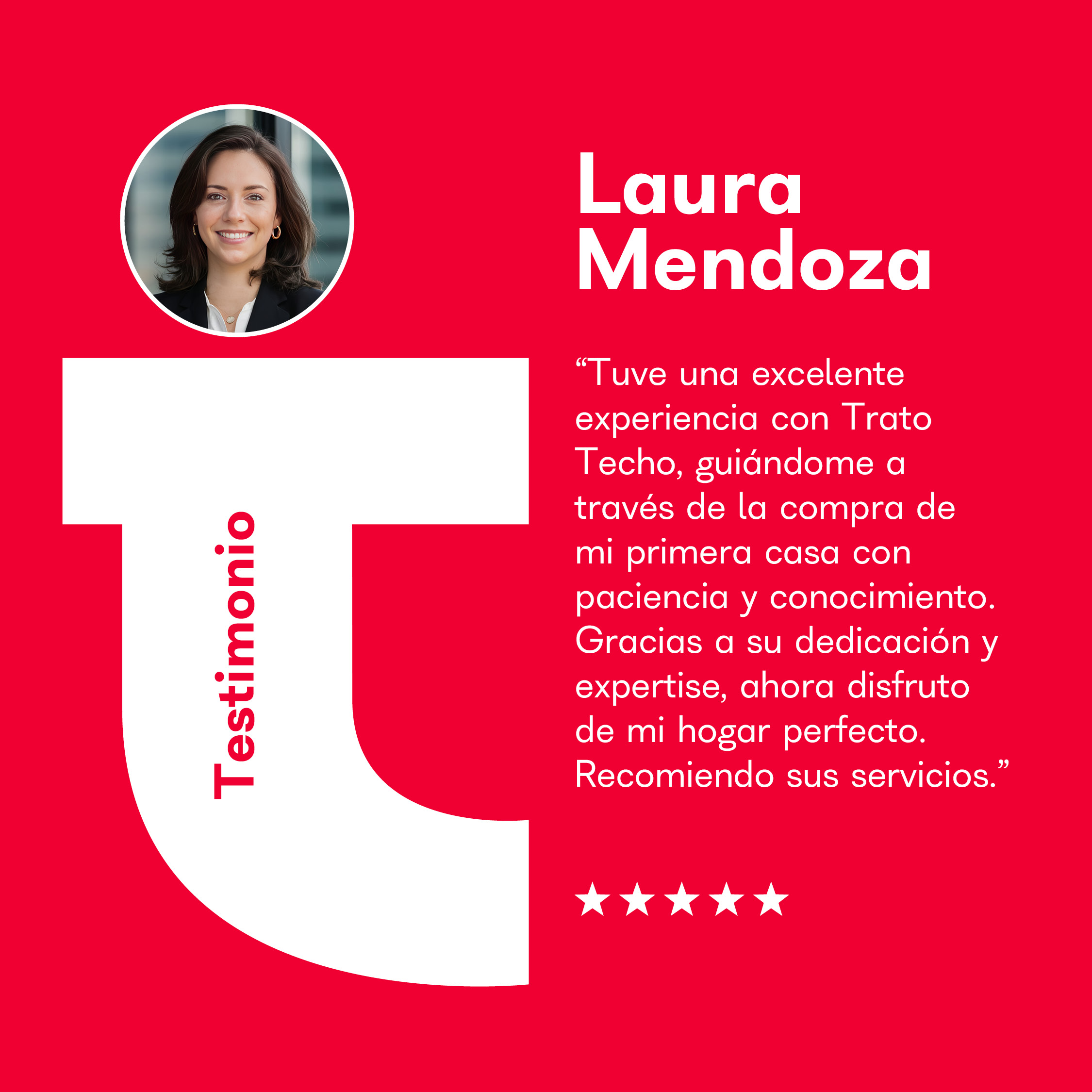 Testimonio Trato Techo Redes