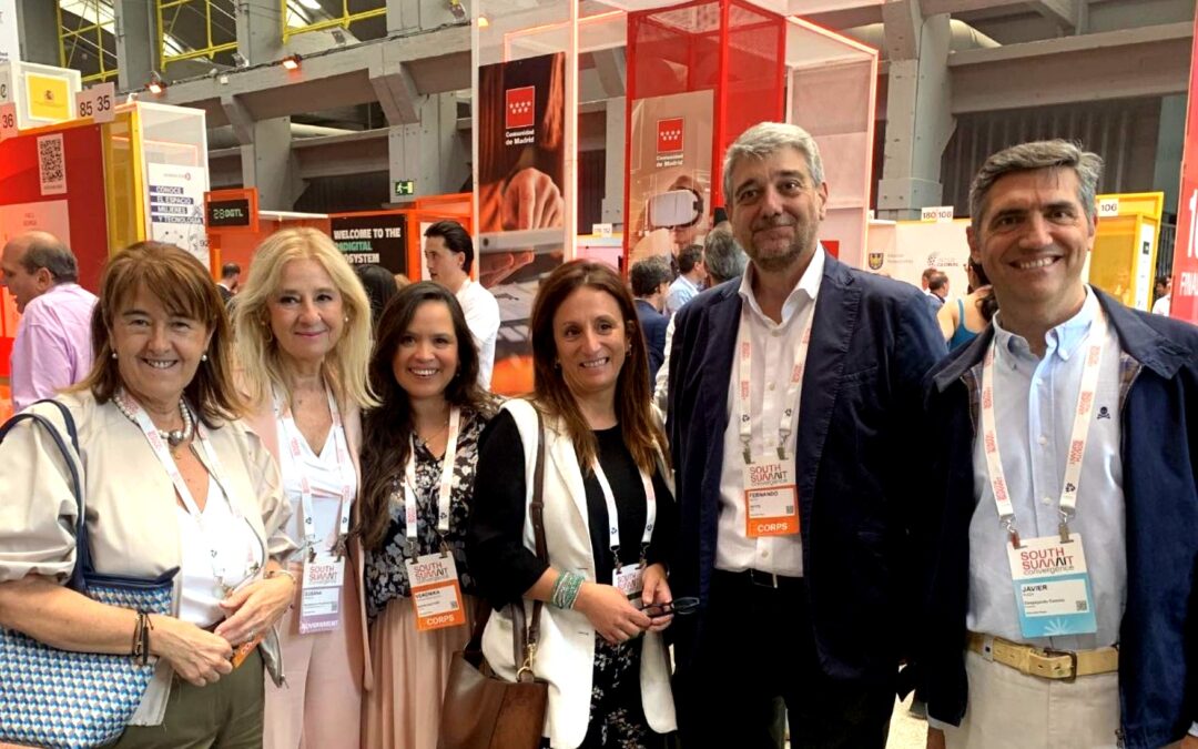 Wings Factory en South Summit Madrid, junto al equipo de Pozuelo Startups