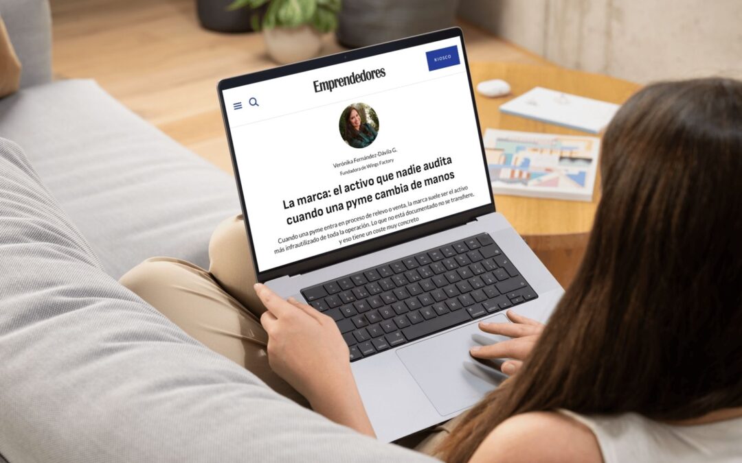 Verónika Fernández-Dávila analiza el papel de la marca en el relevo generacional de las pymes en la revista Emprendedores